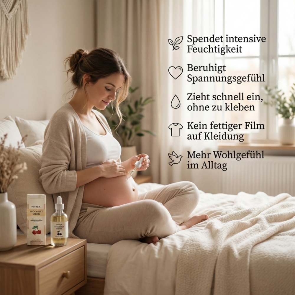 Nalaya – Schwangerschaftsbauchöl gegen Dehnungsstreifen
