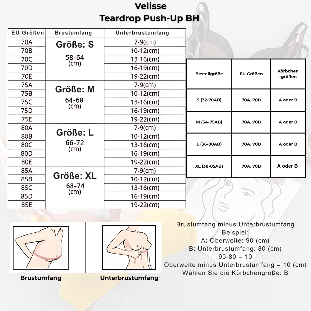 Velisse - Teardrop Push-Up BH