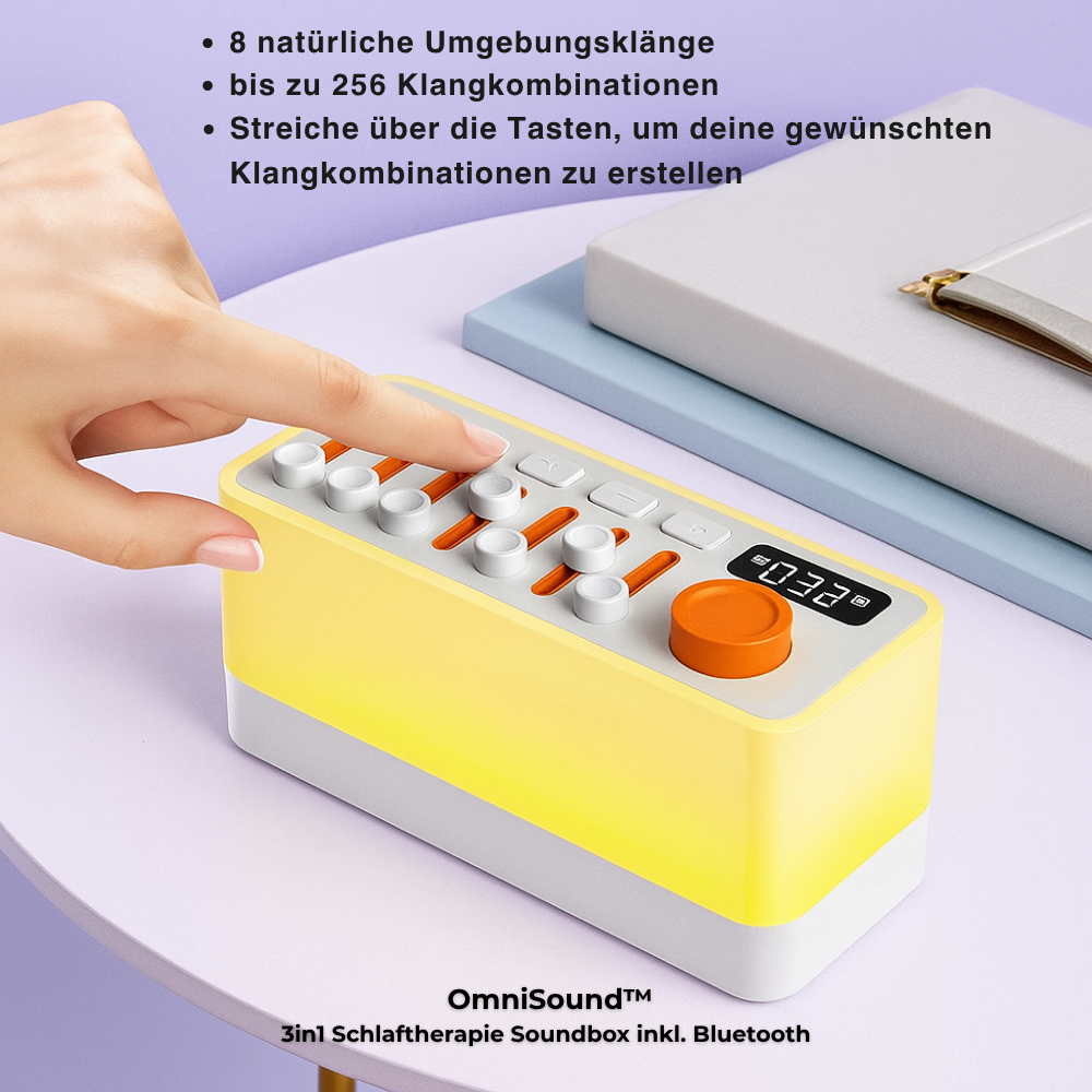 OmniSound™ - 3in1 Schlaftherapie Soundbox inkl. Bluetooth