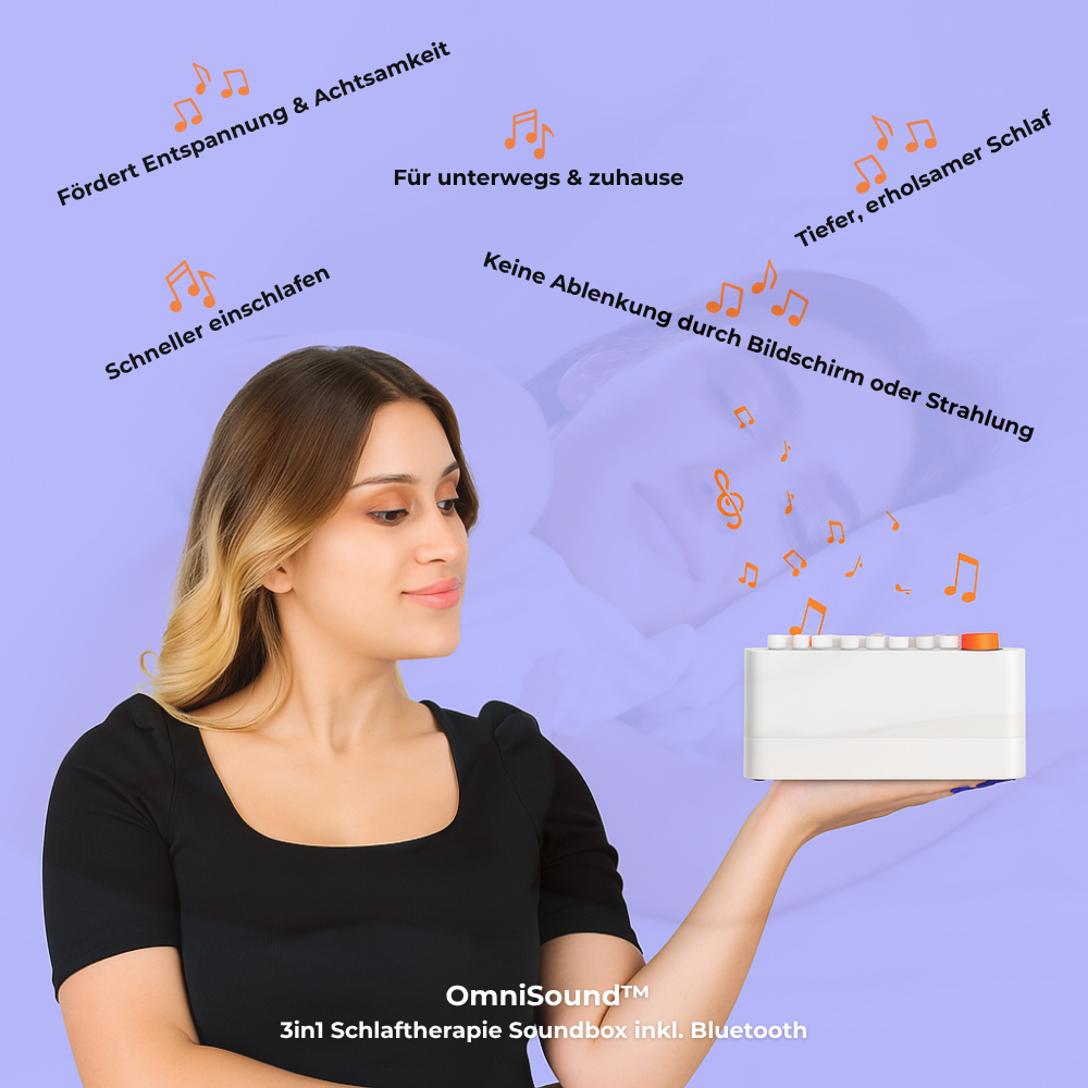 OmniSound™ - 3in1 Schlaftherapie Soundbox inkl. Bluetooth