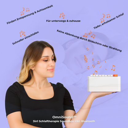 OmniSound™ - 3in1 Schlaftherapie Soundbox inkl. Bluetooth