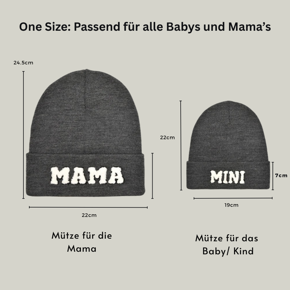 Nalaya - Mama & Mini Mützen-Set