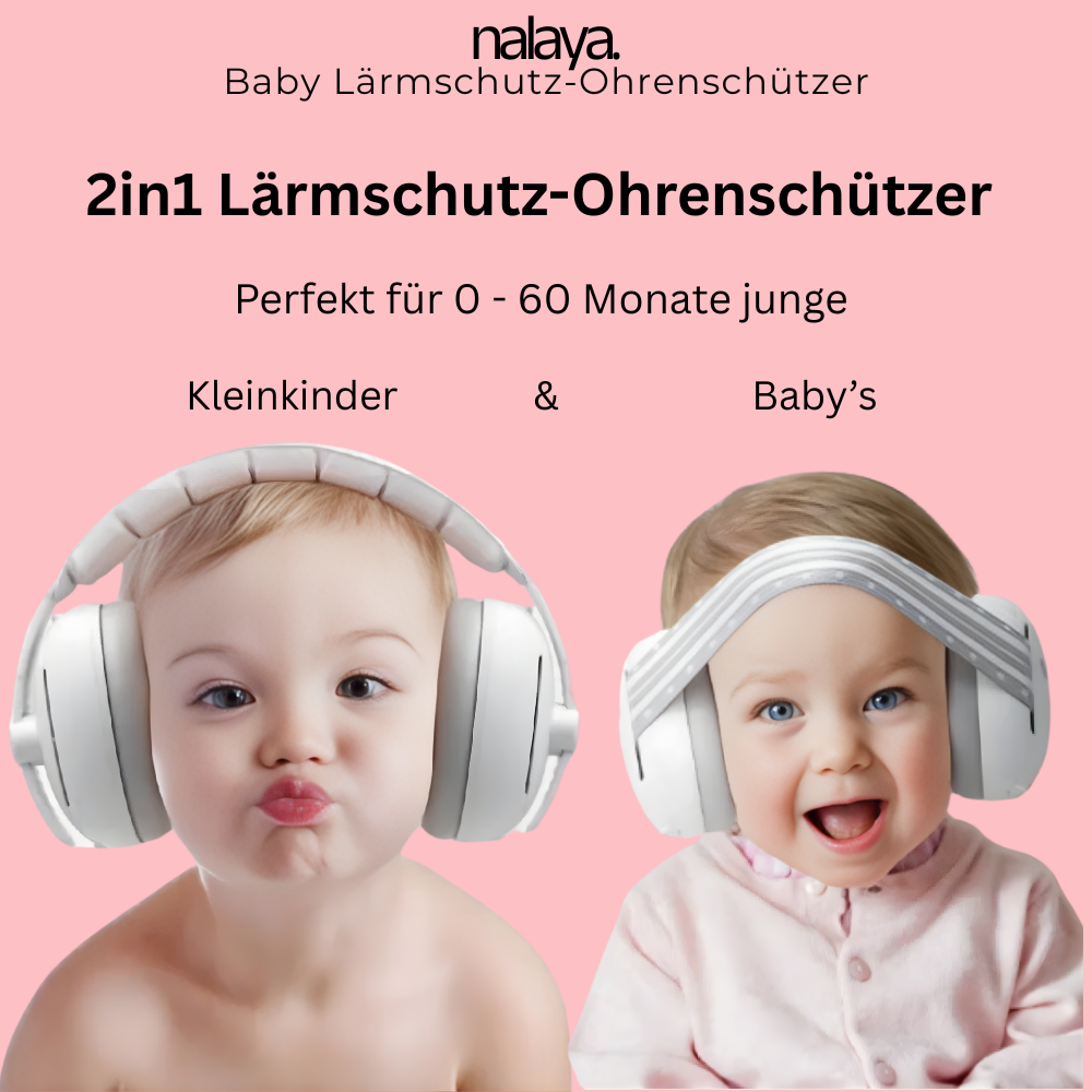 Nalaya - Lärmschutz-Ohrenschützer für Babys und Kleinkinder