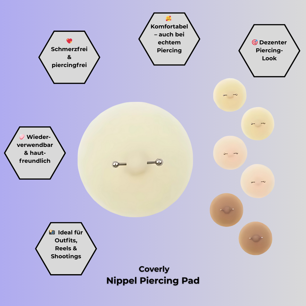 Coverly - Nippel Piercing Pad