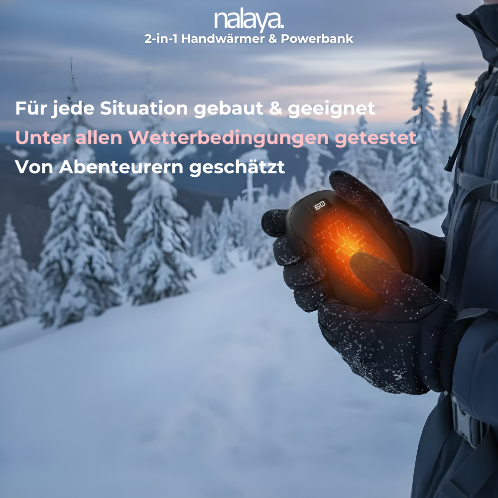 Nalaya - 2-in-1 Handwärmer & Powerbank