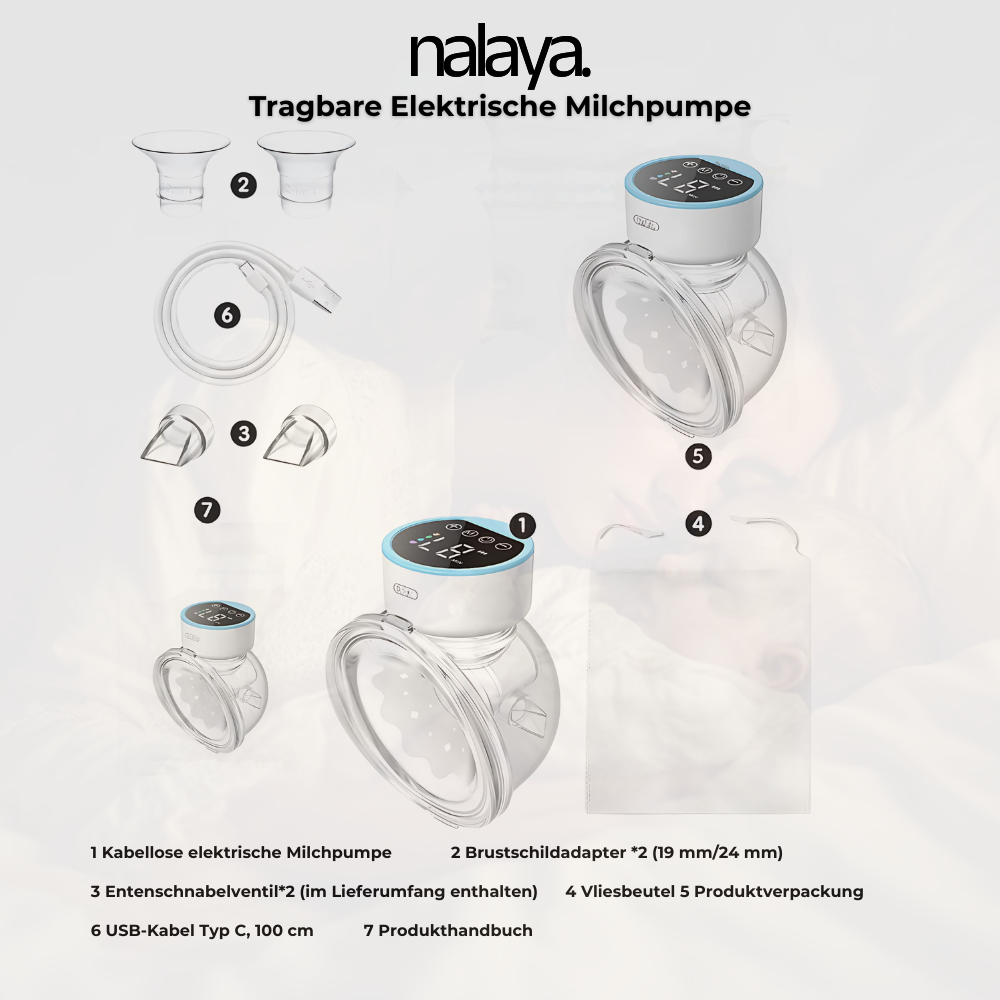 Nalaya - Tragbare Elektrische Milchpumpe