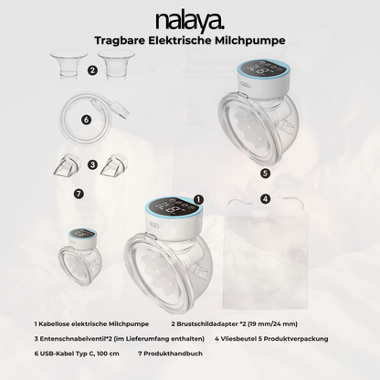 Nalaya - Tragbare Elektrische Milchpumpe