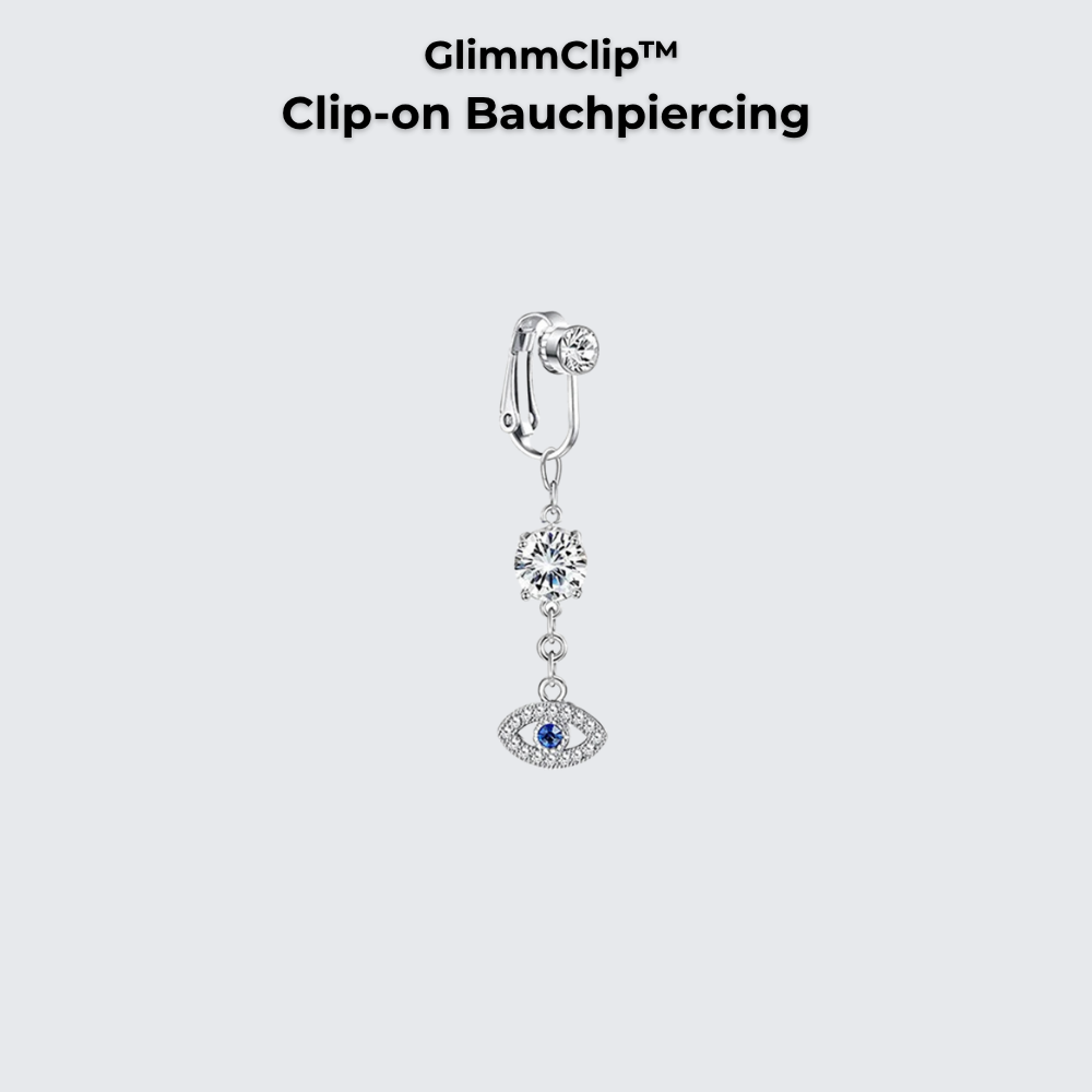 GlimmClip™  - Clip-on Bauchpiercing aus Stainless Steel