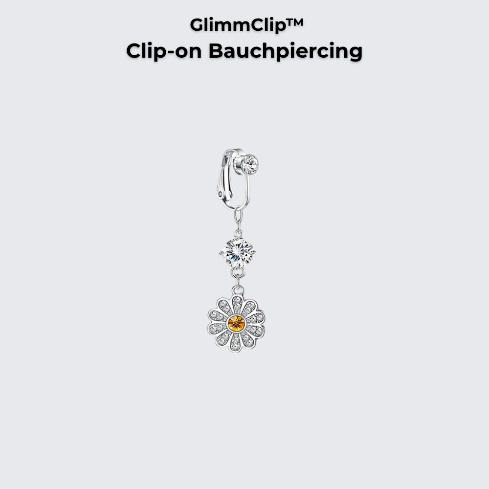 GlimmClip™  - Clip-on Bauchpiercing aus Stainless Steel
