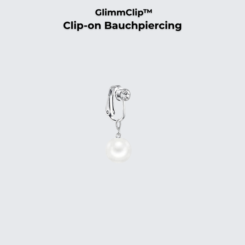GlimmClip™  - Clip-on Bauchpiercing aus Stainless Steel