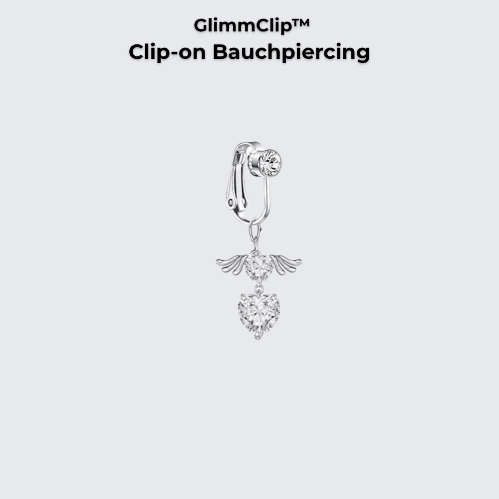 GlimmClip™  - Clip-on Bauchpiercing aus Stainless Steel