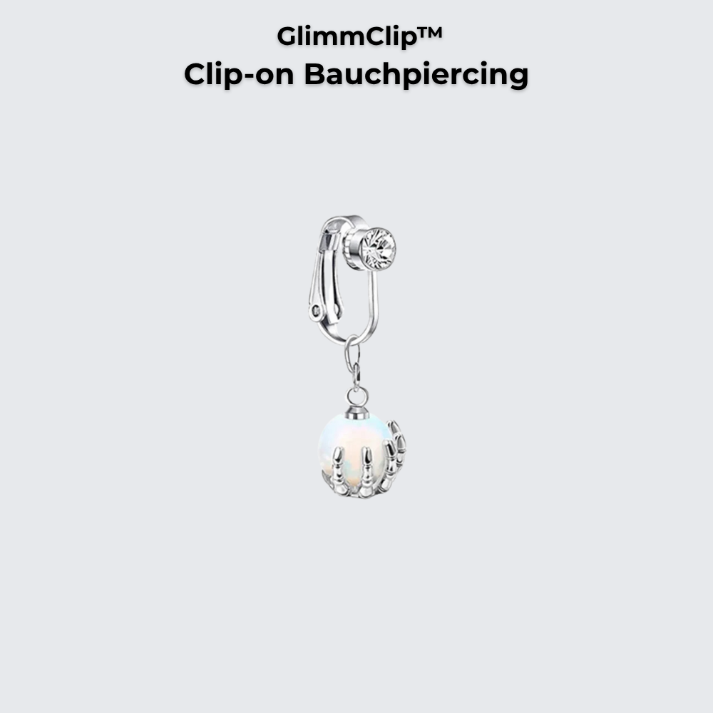 GlimmClip™  - Clip-on Bauchpiercing aus Stainless Steel