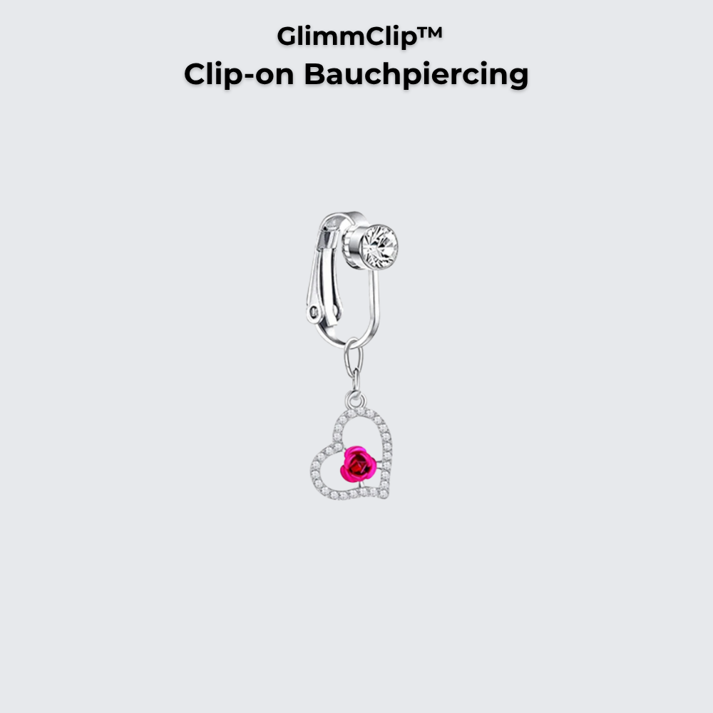 GlimmClip™  - Clip-on Bauchpiercing aus Stainless Steel
