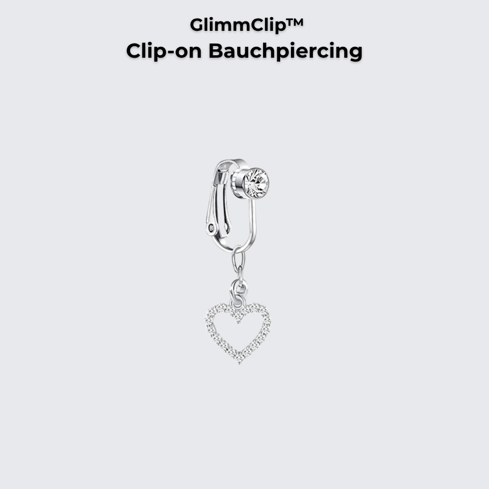 GlimmClip™  - Clip-on Bauchpiercing aus Stainless Steel