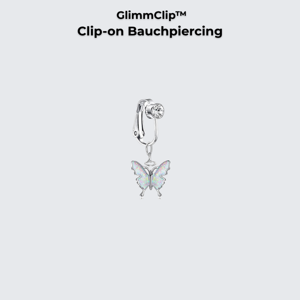 GlimmClip™  - Clip-on Bauchpiercing aus Stainless Steel