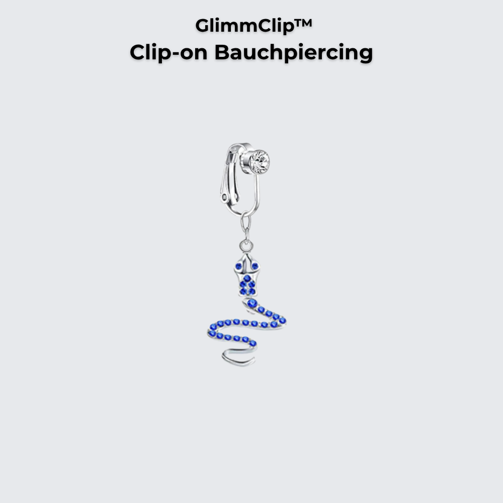 GlimmClip™  - Clip-on Bauchpiercing aus Stainless Steel