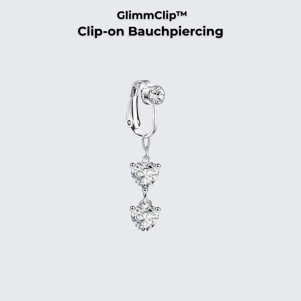 GlimmClip™  - Clip-on Bauchpiercing aus Stainless Steel