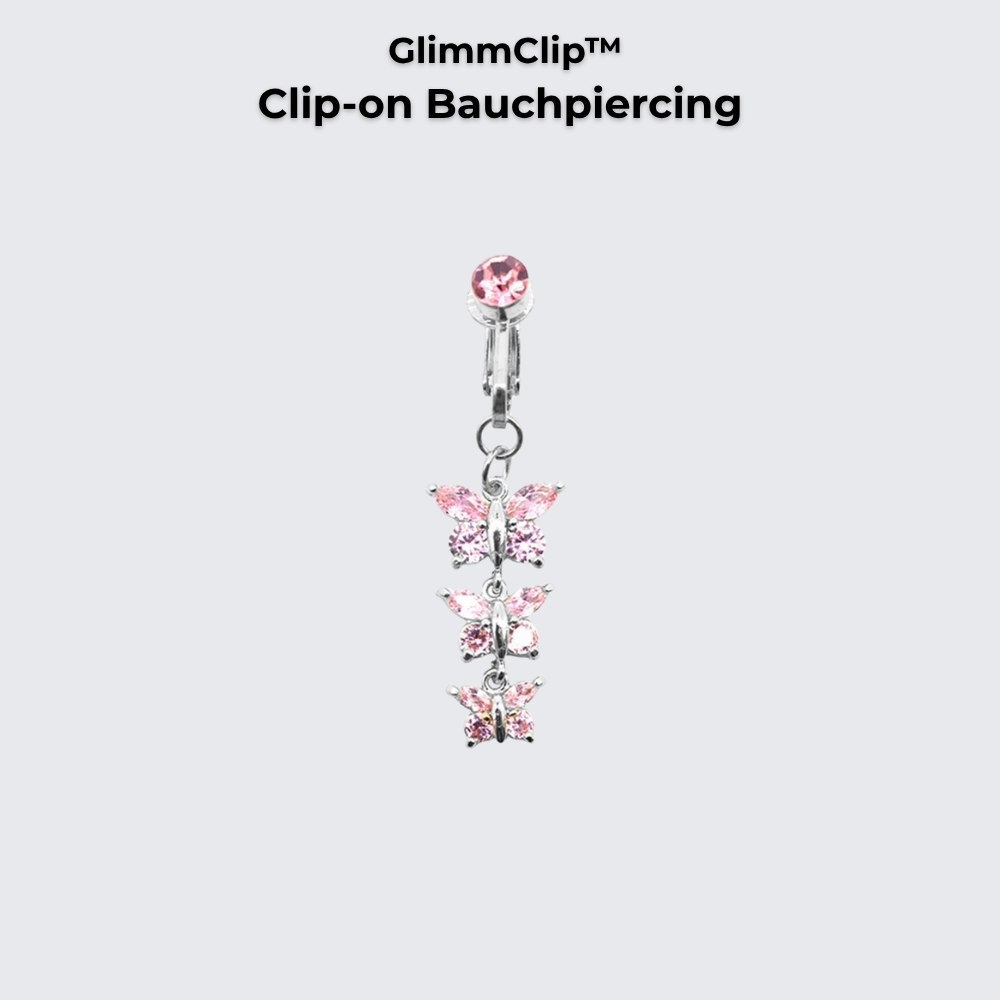 GlimmClip™  - Clip-on Bauchpiercing aus Stainless Steel