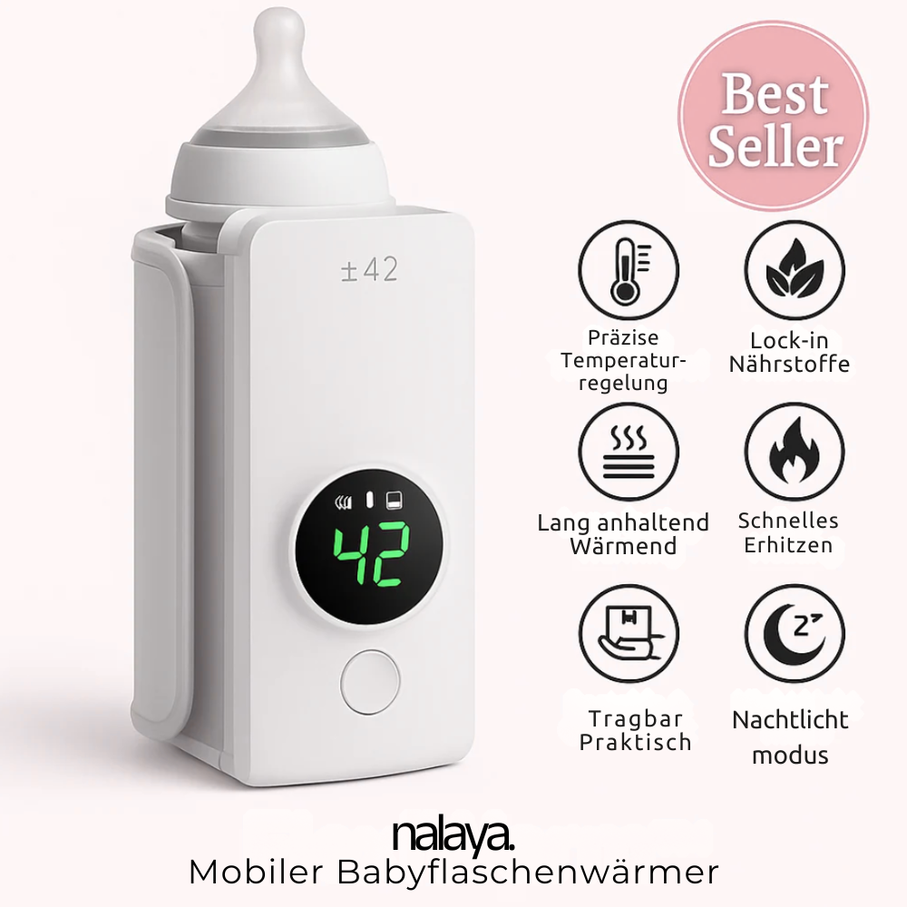 Nalaya - mobiler Babyflaschenwärmer