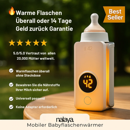 Nalaya - mobiler Babyflaschenwärmer
