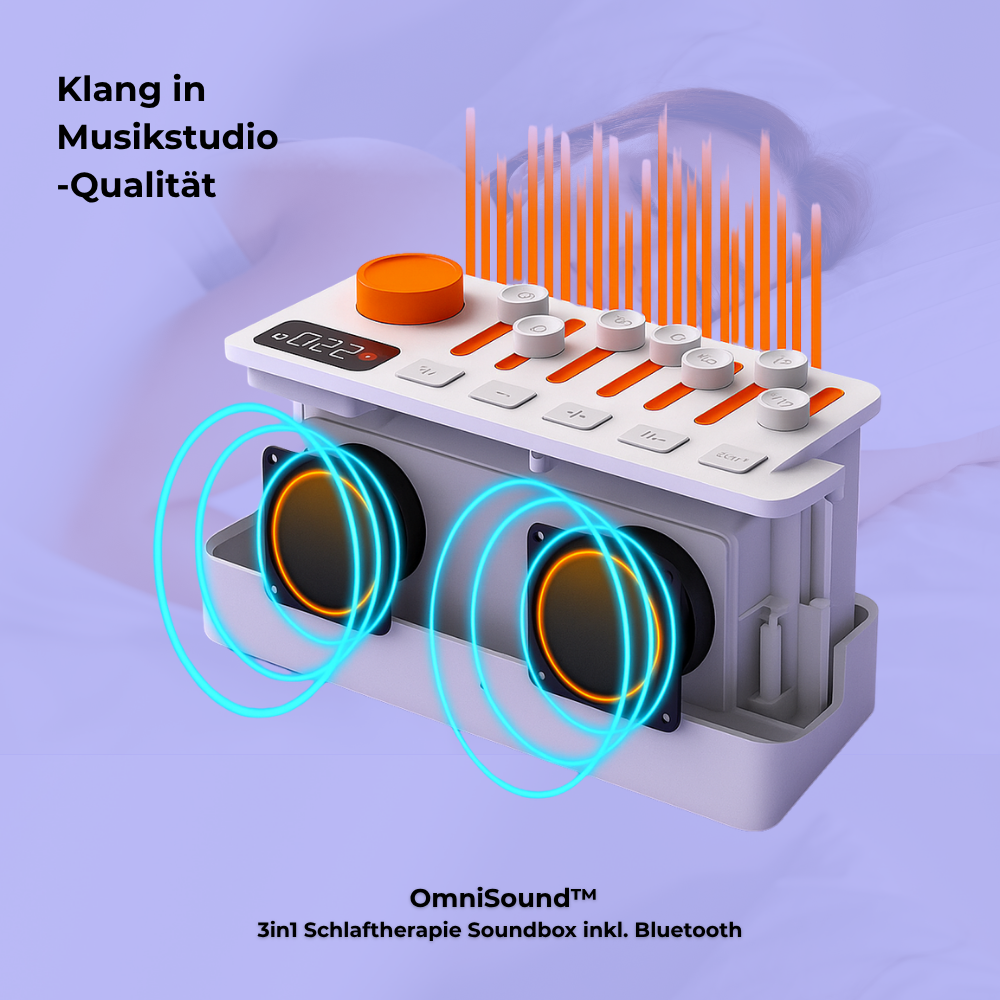 OmniSound™ - 3in1 Schlaftherapie Soundbox inkl. Bluetooth