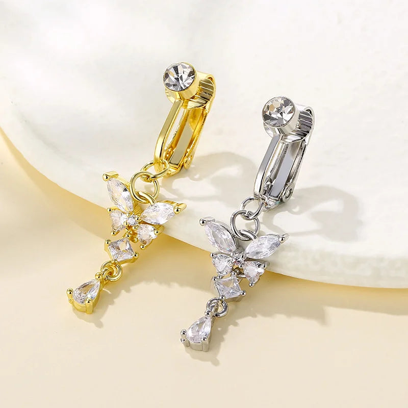 GlimmClip™  - Clip-on Bauchpiercing aus Stainless Steel