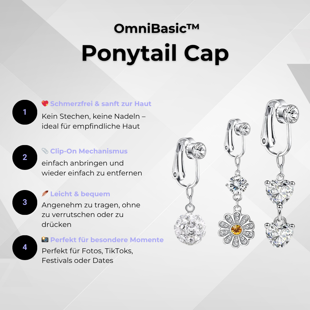 GlimmClip™  - Clip-on Bauchpiercing aus Stainless Steel